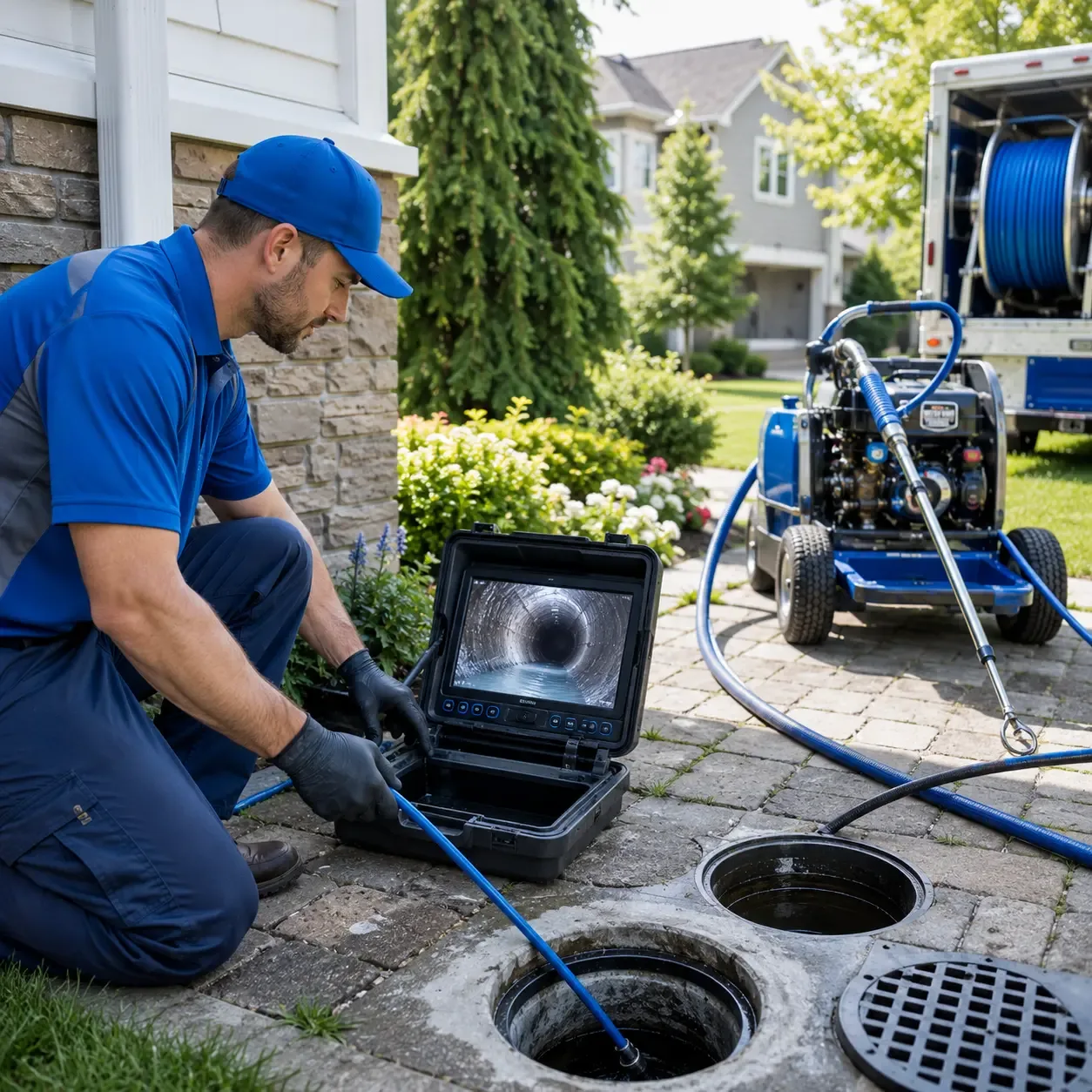 Outdoor drain cleaning professionals serving Angie, LA